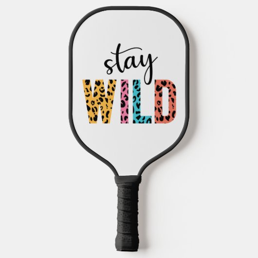 Stay Wild Pickleball Paddle (Achterkant)