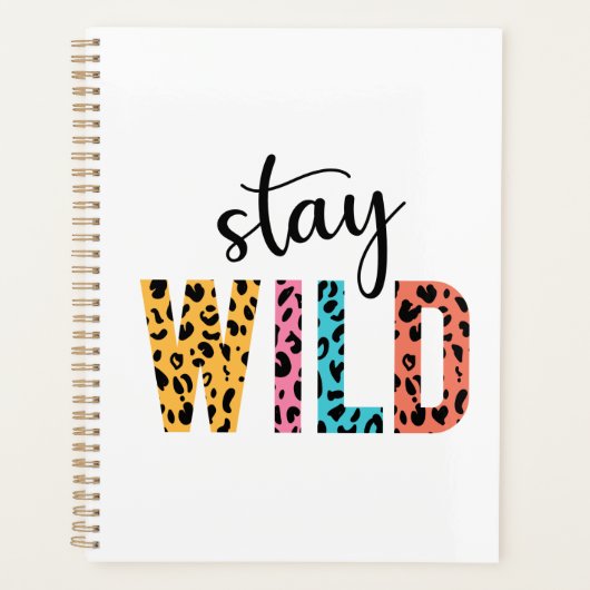 Stay Wild Planner (Voorkant)