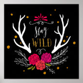 Stay Wild Poster (Voorkant)