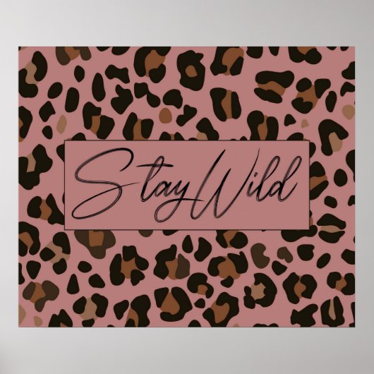 Stay Wild Poster (Voorkant)
