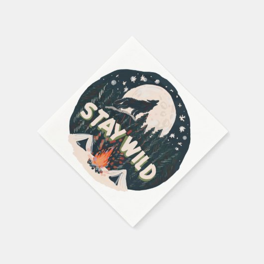 Stay Wild Servet (Hoek)