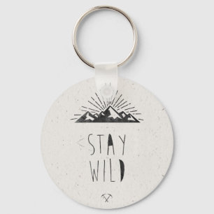 STAY WILD SLEUTELHANGER