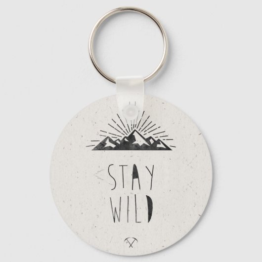 STAY WILD SLEUTELHANGER (Voorkant)