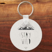 STAY WILD SLEUTELHANGER (Voorkant)