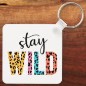 Stay Wild Sleutelhanger (Achterkant)