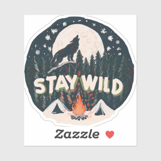 Stay Wild Sticker (Vel)