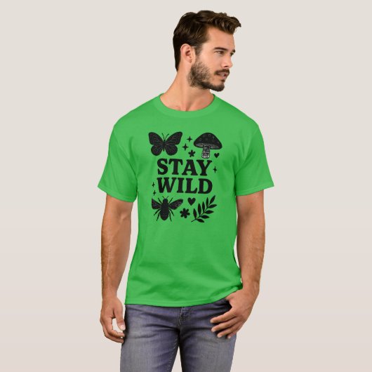 STAY WILD T-SHIRT (Voorkant volledig)