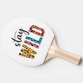 Stay Wild Tafeltennisbatje (Zijkant)