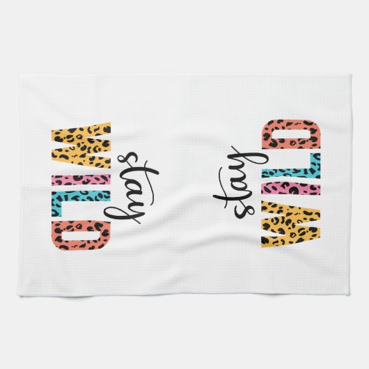 Stay Wild Theedoek (Horizontaal)