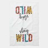 Stay Wild Theedoek (Verticaal)