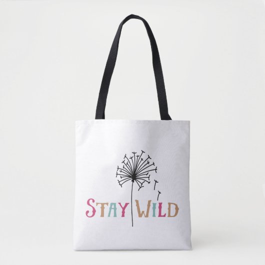Stay Wild Tote Bag (Voorkant)