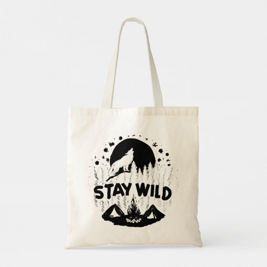 Stay Wild Tote Bag (Achterkant)