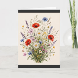 Stay Wild | Vintage Wild Herbs Botanical Design Kaart