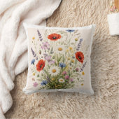 Stay Wild | Vintage Wild Herbs Botanical Design Kussen (Deken)