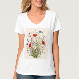 Stay Wild | Vintage Wild Herbs Botanical Design T-shirt
