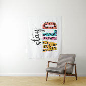 Stay Wild Wandkleed (In situ)