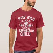Stay Wild Yellowstone Child T-Shirt (Voorkant)