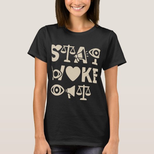 Stay Woke Awareness Kleding T-shirt (Voorkant)
