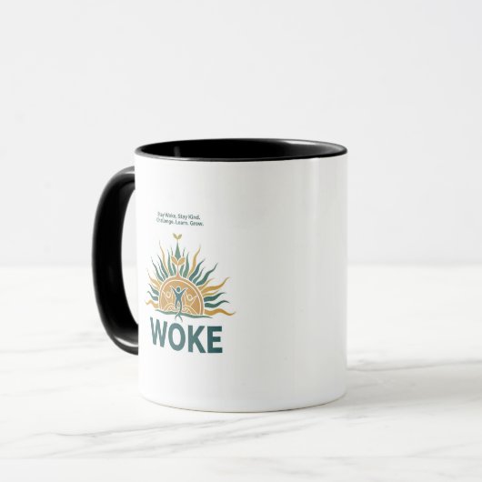 Stay Woke Mug Mok (Voorkant links)