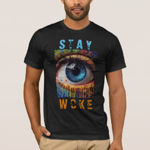 "Stay Woke" oog T-shirt