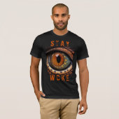 "Stay Woke" Pro Woke T-shirt (Voorkant volledig)