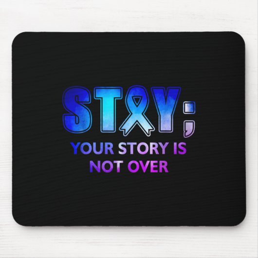 Stay Your-Story gaat niet over Awarenes in de gees Muismat (Voorkant)