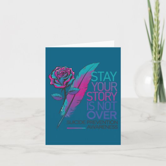 Stay Your Story Is Not Over Suicide Prevention Awa Kaart (Voorkant)