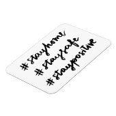 #stayhome #staysafe #stayposium magneet (Linkerzijde)