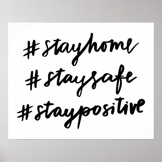 #stayhome #staysafe #stayposium poster (Voorkant)