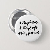 #stayhome #staysafe #stayposium ronde button 5,7 cm (Voorkant /achterkant)