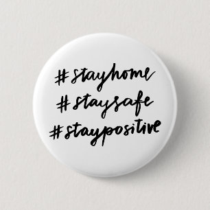 #stayhome #staysafe #stayposium ronde button 5,7 cm