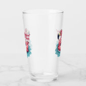 Stayin' Afloat Grappig Flamingo Zwembad Float Retr Glas (Rechts)