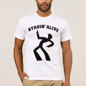 STAYIN'ALIVE 1970'S T-Shirts (Voorkant)