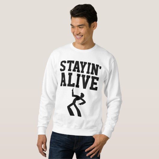 STAYIN'ALIVE,  T-shirts uit de jaren '70 (Voorkant volledig)