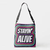 STAYIN'ALIVE  Tas handtas (Achterkant)