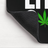 Staying Lit 2026 High Wasted Weed New Years Funny  Muismat (Hoek)