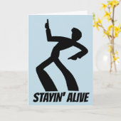 STAYIN'LEVEN! BIRTHDAGSKAARTEN KAART (Gele Bloem)