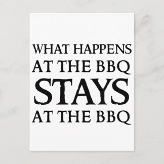 STAYS OP DE BBQ BRIEFKAART