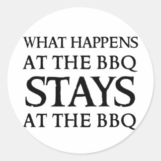 STAYS OP DE BBQ RONDE STICKER