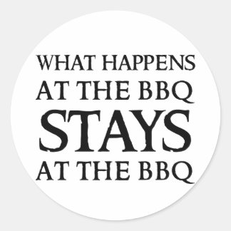 STAYS OP DE BBQ RONDE STICKER