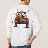 STB-gitaren op achterste Mannen T-shirt (Achterkant)