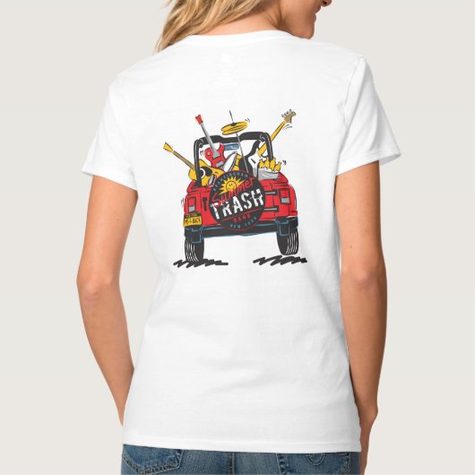 STB Guitars on Back Women's T-Shirt (Achterkant)