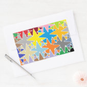 STBX Novino Star Rythem Dance Rechthoekige Sticker (Envelop)