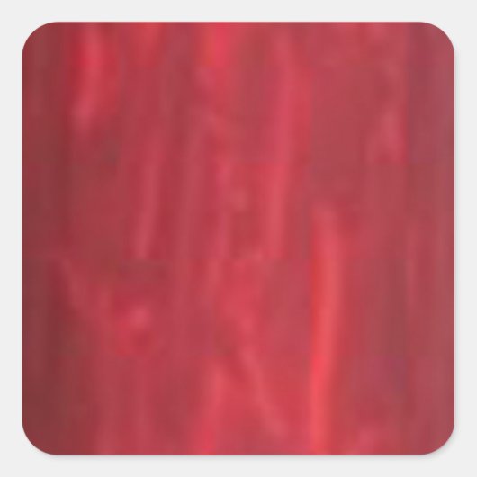 STBX Rosenberg Sparkling Red Rouge Collectie Vierkante Sticker (Voorkant)