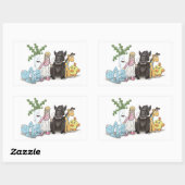 STC: Die kat-sticker meenemen Rechthoekige Sticker (Vel)