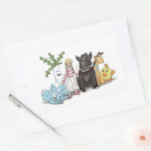 STC: Die kat-sticker meenemen Rechthoekige Sticker (Envelop)