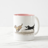 STC-mok Tweekleurige Koffiemok (Voorkant rechts)