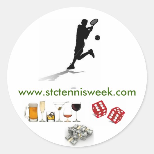 STC Tennis Week Stickers (Voorkant)