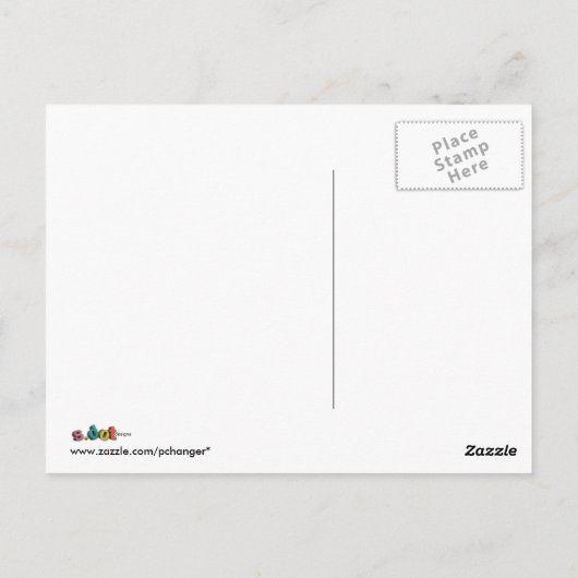 STD_heartswirl Briefkaart (Achterkant)