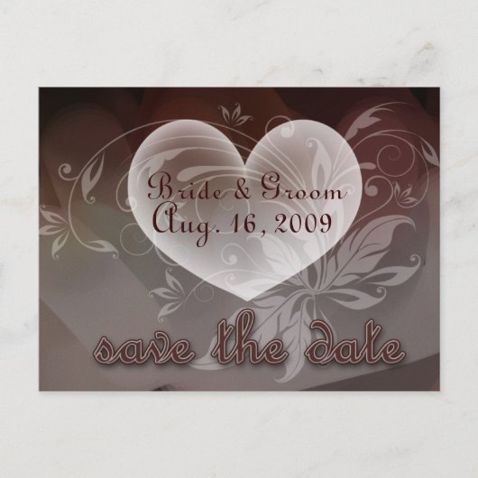 STD_heartswirl Briefkaart (Voorkant)